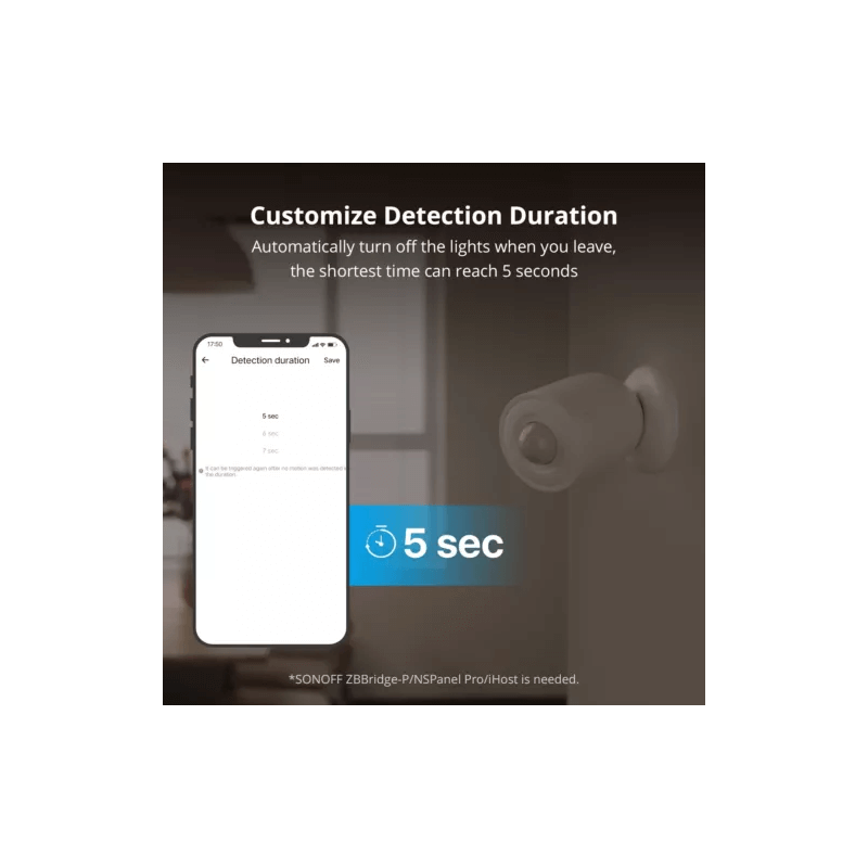 SONOFF - Zigbee 3.0 motion detector