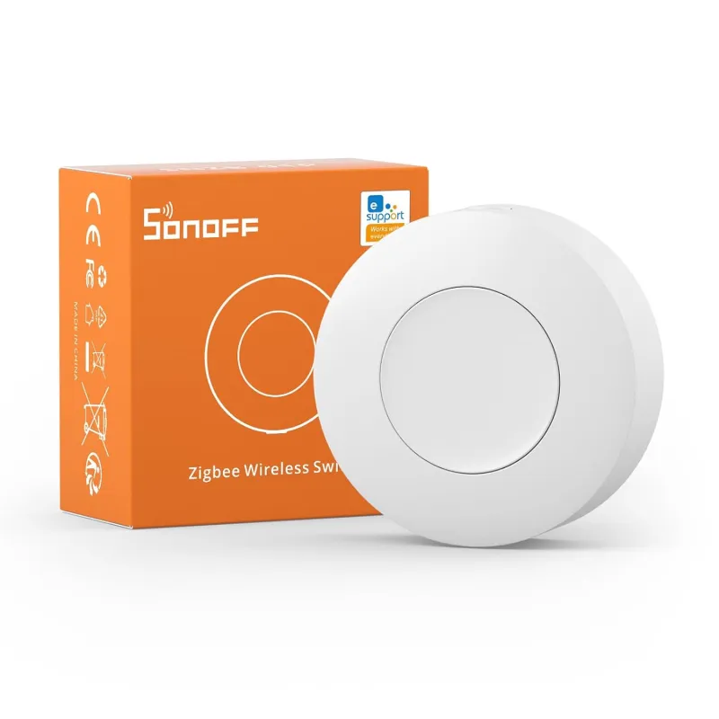 SONOFF - Control your home automation devices with the SONOFF SNZB-01P Zigbee 3.0 wireless button.