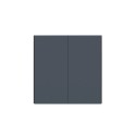 Aqara - Zigbee 3.0 Smart Switch (Wall Switch H1, No Neutral, Double Rocker Gray)
