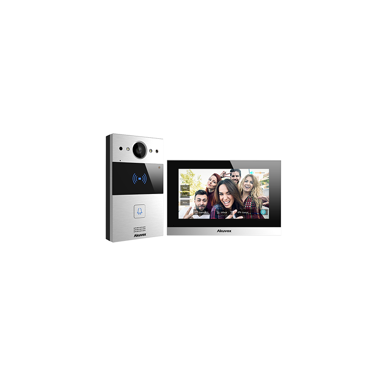 Akuvox - Kit 2 fils R20A-2 + C313W-2 
