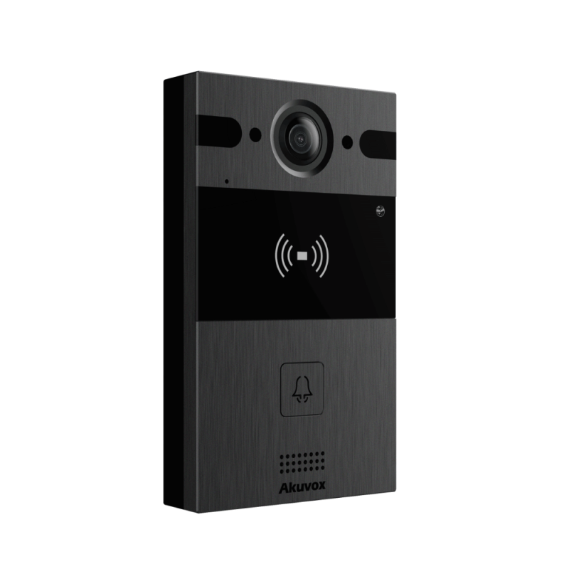 Akuvox - Kompakte IP-Video-Türstation R25A - 1 Türklingel mit 4MP Weitwinkelkamera (Fisheye)