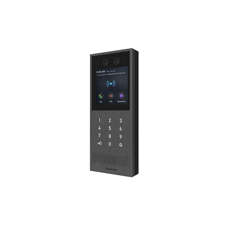 Akuvox - Vandal Resistant SIP Video Intercom X912S, Digital Keypad, Face Recognition, Bluetooth, RFID & QR Code