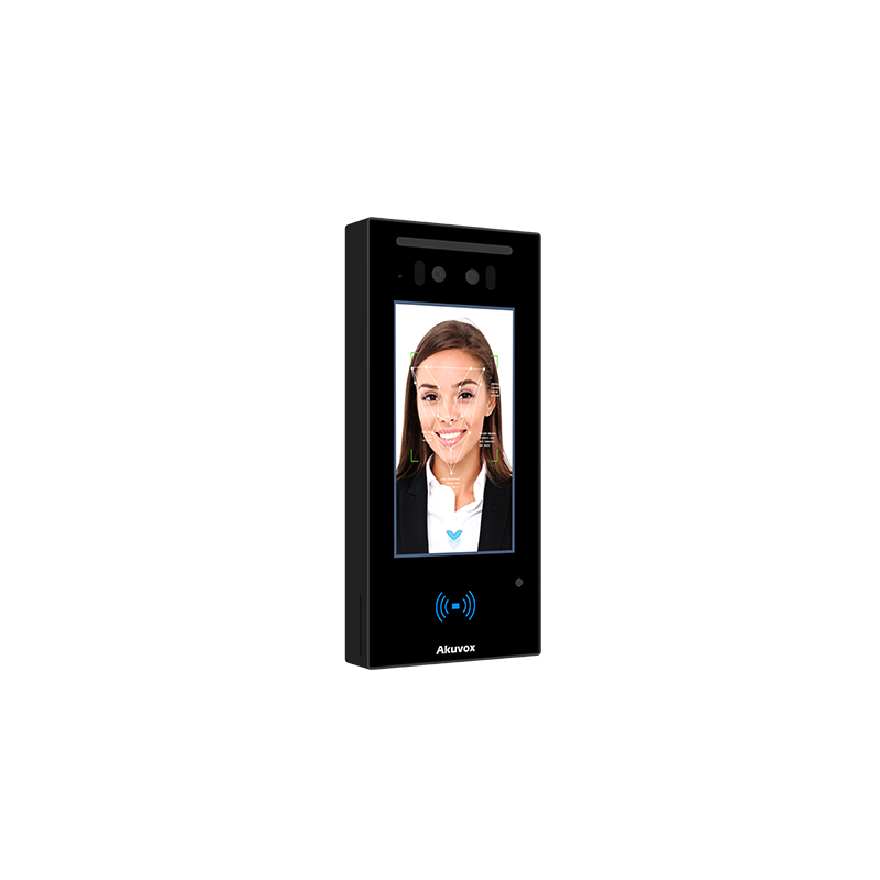 Akuvox - Video doorphone and access control E16C with facial recognition, touch screen, Bluetooth, RFID & QR Code