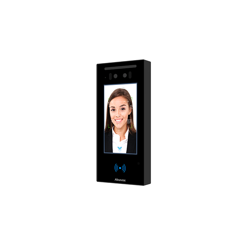 Akuvox - Video doorphone and access control E16C with facial recognition, touch screen, Bluetooth, RFID & QR Code