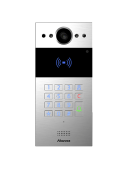 Akuvox - IP Video Türsprechenanlage R20K – 1 Klingel mit Lesegerät für RFID-Badges, NFC - Keypad Modul - In-Wall Edition