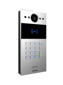 Akuvox - IP Video Türsprechenanlage R20K – 1 Klingel mit Lesegerät für RFID-Badges, NFC - Keypad Modul - In-Wall Edition