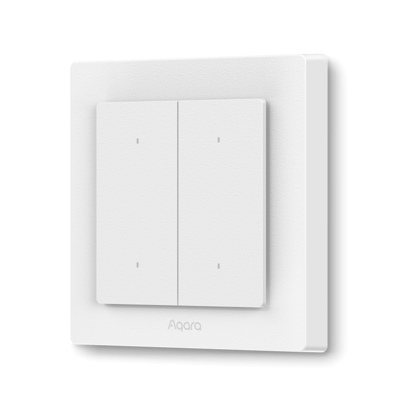 Aqara - Interruttore luminoso H2 EU (4 pulsanti, 2 canali)