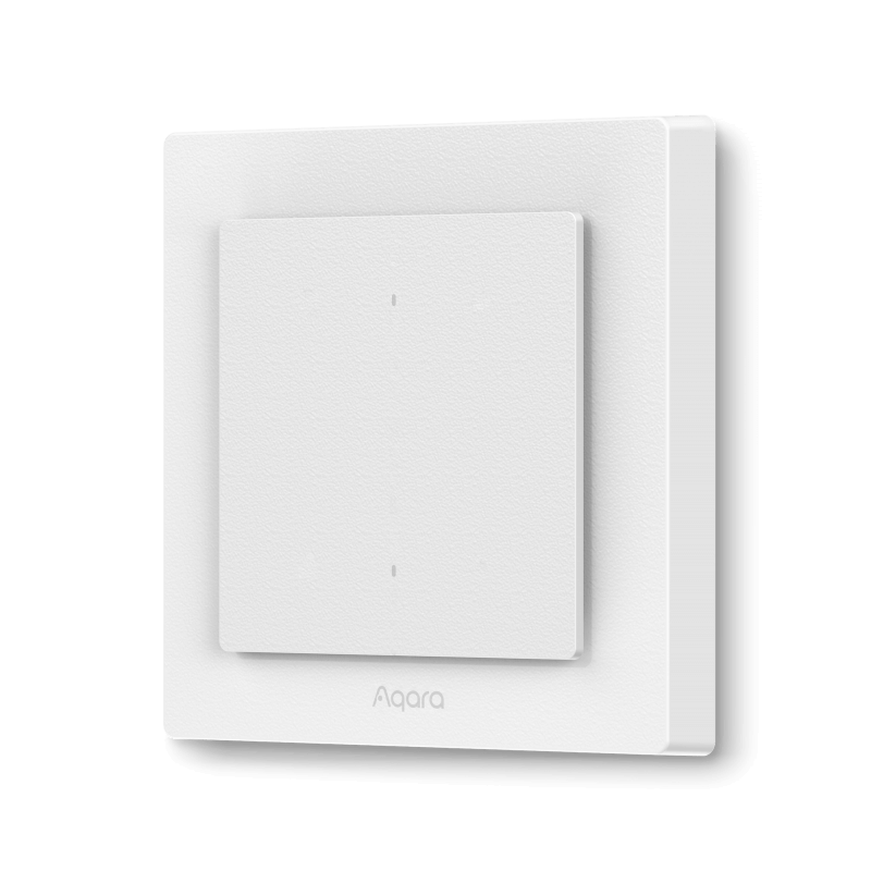 Aqara - Light Switch H2 EU (2 Buttons, 1 Channel) WS-K07D