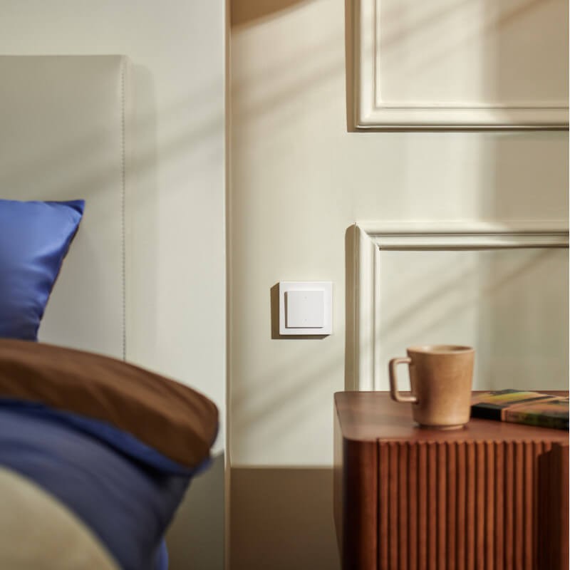 Aqara - Light Switch H2 EU (2 Buttons, 1 Channel) WS-K07D