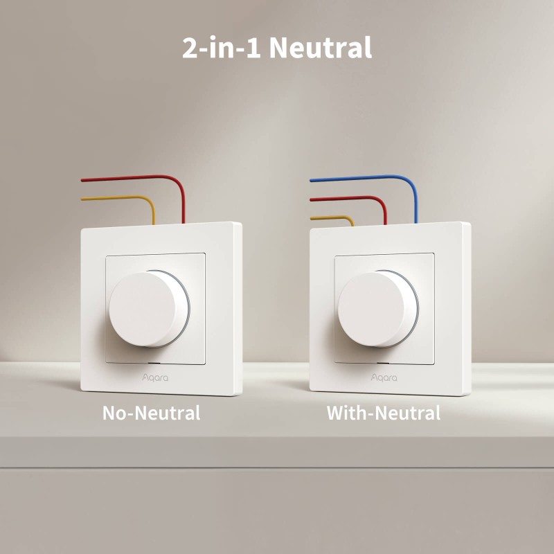 Aqara - Dimmer Switch H2 EU (KD-R01D) White