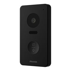 Akuvox - Kompakte IP-Video-Türstation E13S - 1 Türklingel mit RFID/NFC-Badge-Leser - Aufputzmontage