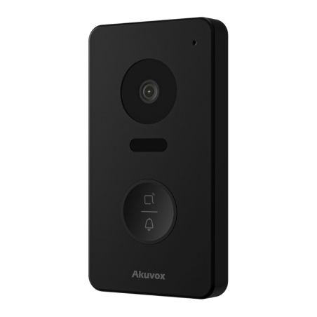 Akuvox - Kompakte IP-Video-Türstation E13S - 1 Türklingel mit RFID/NFC-Badge-Leser - Aufputzmontage