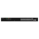 Reyee - Switch PoE+ 16 ports 10/100Mbps + 2 ports Gigabit Combo RG-ES118FGS-LP