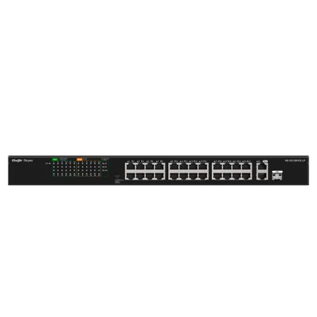 Reyee - Switch PoE+ 24 ports 10/100Mbps + 2 ports Gigabit RG-ES126FGS-LP