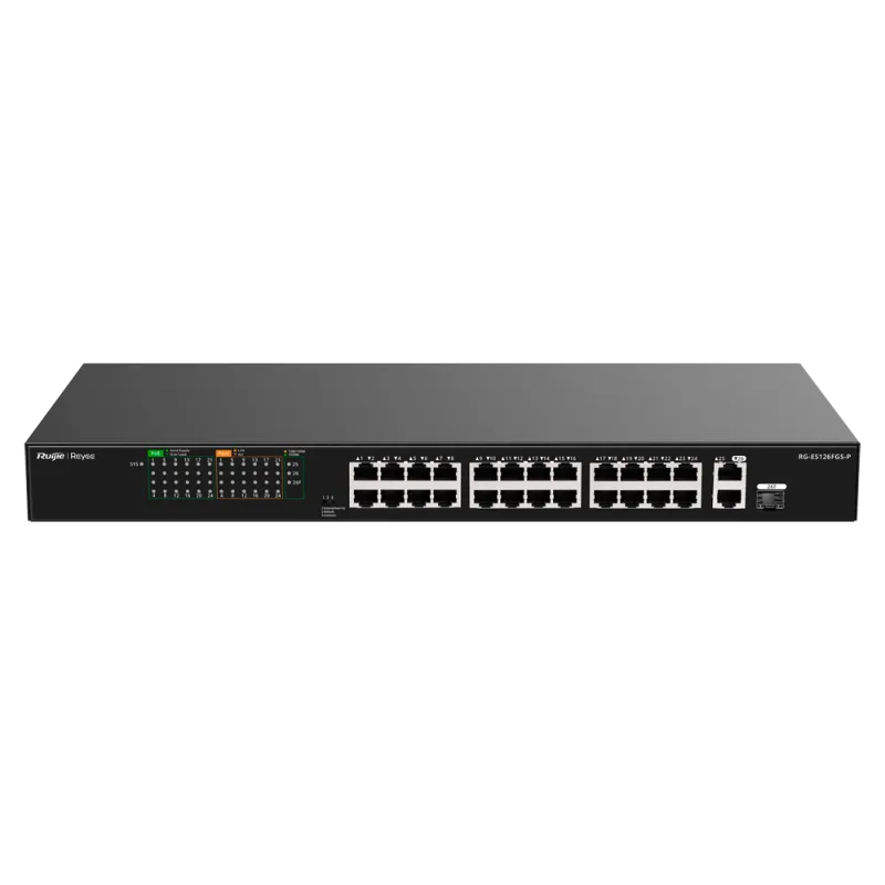 Reyee - Switch PoE+ 24 ports 10/100Mbps non manageable RG-ES126FGS-P