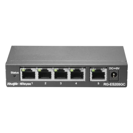 Reyee - Switch de bureau 5 ports Gigabit RG-ES205GC