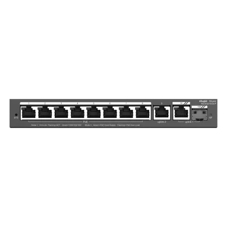 Reyee - Switch Gigabit manageable 8 ports PoE+ 120W RG-ES210GS-P