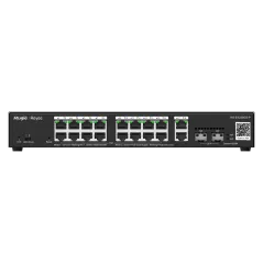 Reyee - Verwaltbarer 18-Port Gigabit Switch + 2 SFP + 16 PoE+ Ports 250W RG-ES220GS-P