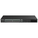 Reyee - Switch Gestito 26 Porte Gigabit di cui 24 PoE+ 370W RG-ES228GS-P