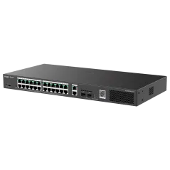 Reyee - Switch manageable 26 ports Gigabit dont 24 PoE+ 370W RG-ES228GS-P