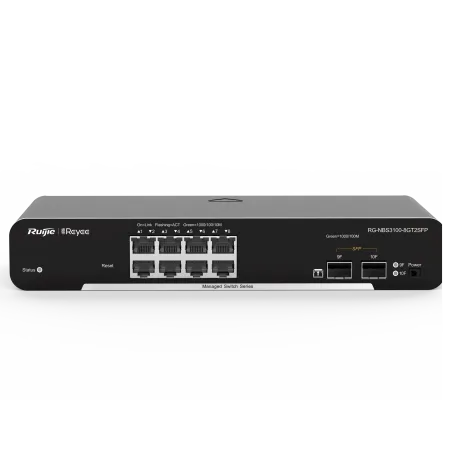 Reyee - Switch administrable L2 8 ports Gigabit + 2 SFP RG-NBS3100-8GT2SFP