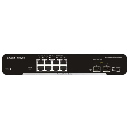 Reyee - Switch administrable L2 8 ports Gigabit + 2 SFP RG-NBS3100-8GT2SFP