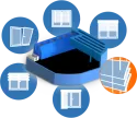 Qubino - Micromodule pour volet roulant et consomètre Z-Wave+ ZMNHCD1