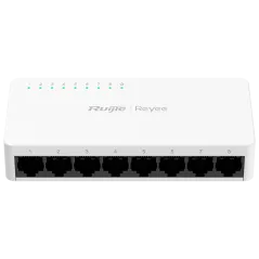 Reyee - Switch de bureau 8 ports Fast Ethernet 10/100 Mbps RG-ES08F