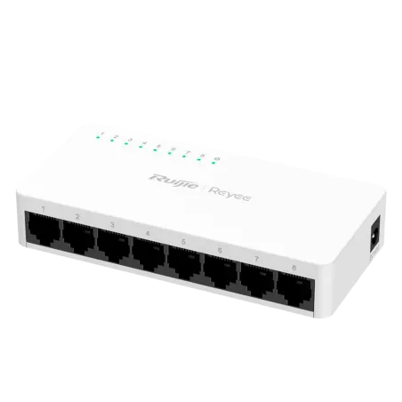 Reyee - Switch Gigabit a 8 Porte RJ45 10/100/1000 Mbps RG-ES08G-L
