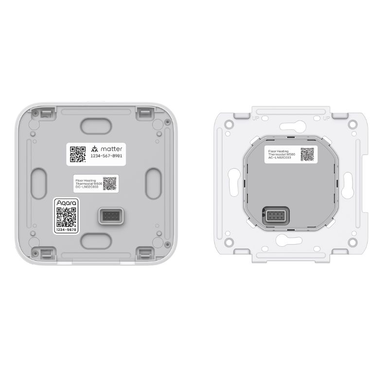 Aqara - Thermostat W500 pour plancher chauffant compatible Zigbee/Thread (UT-A01D)