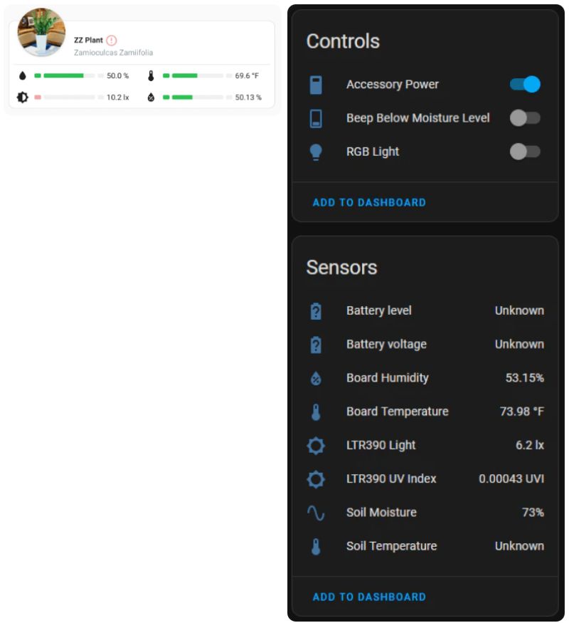 Apollo Automation – Apollo PLT-1B Pflanzensensor für Home Assistant (Batterieversion)