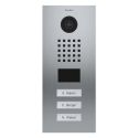 Doorbird - IP Video Türstation D2103V - 3 Ruftasten - Gebürsteter Edelstahl