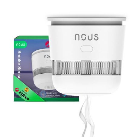 NOUS - Détecteur de fumée Zigbee 3.0 Tuya