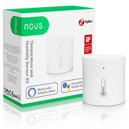 NOUS - Capteur de température et humidité Zigbee 