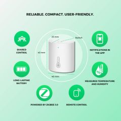 NOUS - Zigbee Temperatur- und Feuchtigkeitssensor