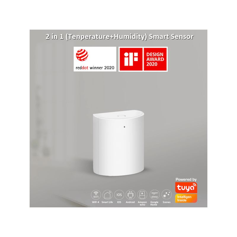 NOUS - Capteur de température et humidité Zigbee 