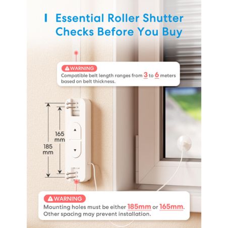 Meross - Smart Wi-Fi Roller Shutter Belt Winder