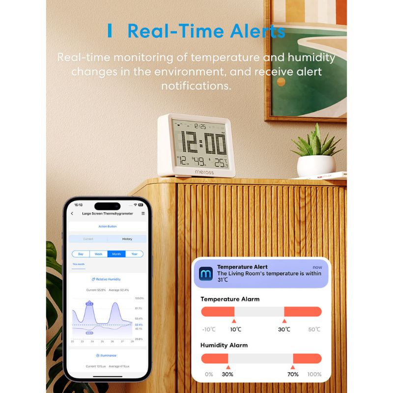 Meross - Smart Temperature and Humidity Sensor