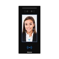 Akuvox - Portier vidéo et contrôle d'accès E16C à reconnaissance faciale, avec écran tactile, Bluetooth, RFID et QR Code