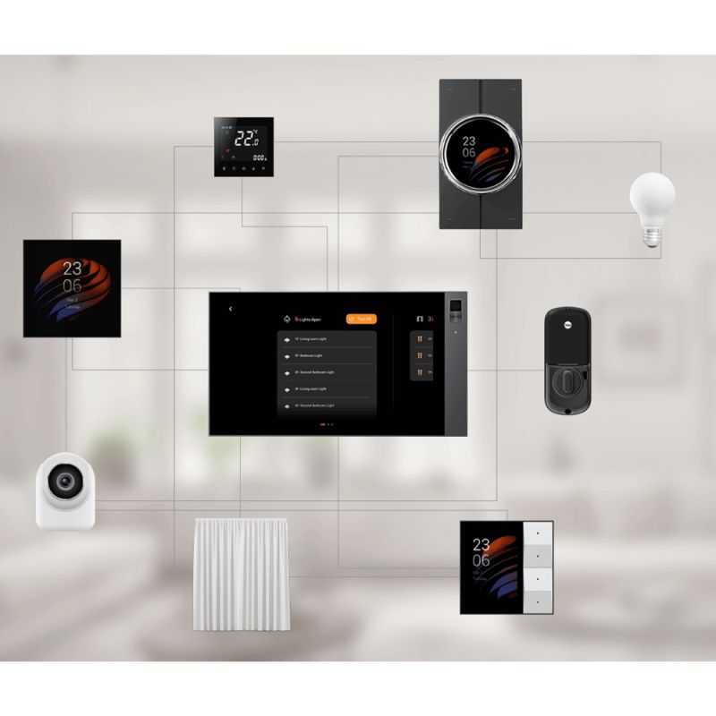 Akuvox - Panneau de contrôle 8" Akubela Hypanel Pro avec KNX (PG71-KNX-EU)