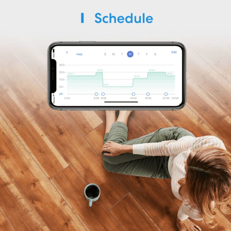 Meross - SSmart Wi-Fi Thermostat for Electric Underfloor Heating System