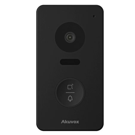 Akuvox - Videocitofono compatto E13S IP - 1 campanello con lettore di badge RFID/NFC - montaggio a parete