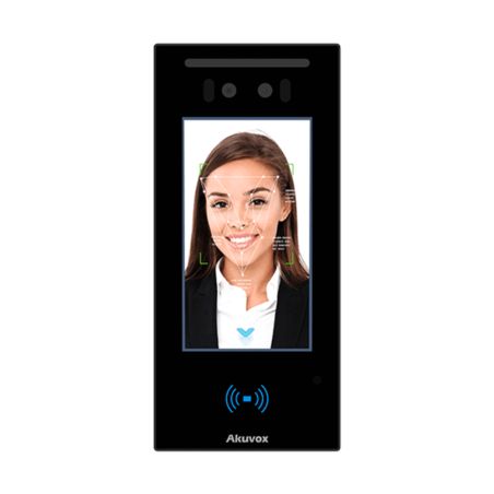 Akuvox - Unité de contrôle d'accès avec reconnaissance faciale, BLE, RFID, NFC, QR Code (Akuvox A05S)