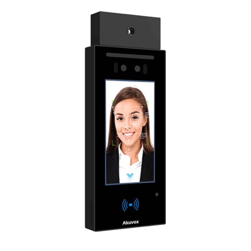 Akuvox - Unité de contrôle d'accès avec reconnaissance faciale, BLE, RFID, NFC, QR Code (Akuvox A05S)