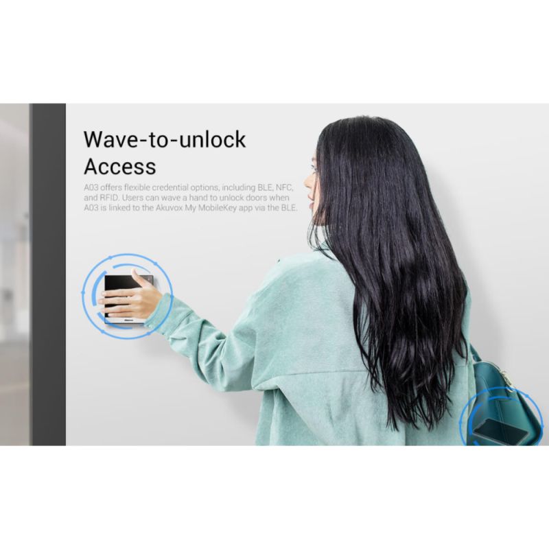 Akuvox - IP access control reader compatible RFID and BLE code (Akuvox A03S)