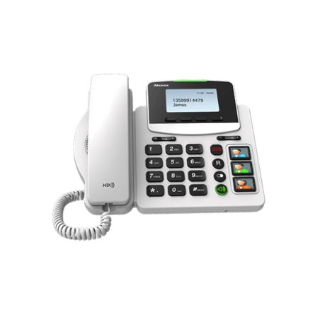 Akuvox HCP-R15P - Téléphone filaire grosses touches avec bouton d'urgence