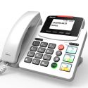 Akuvox HCP-R15P - Téléphone filaire grosses touches avec bouton d'urgence