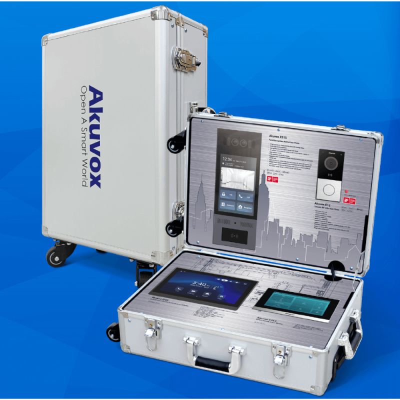 Akuvox - Demonstration and training kit including IP video doorphones and indoor monitors (V3)