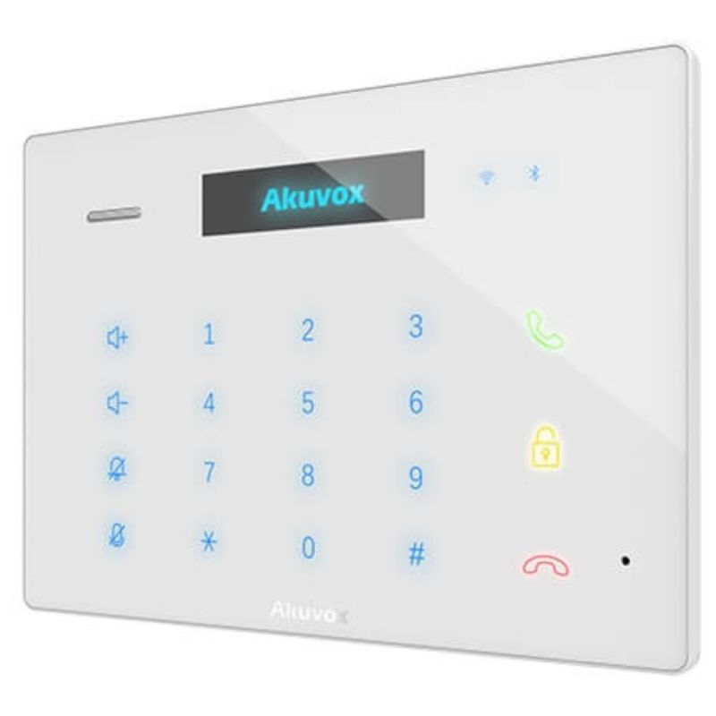 Akuvox - SIP-Audio-Innenkonsole mit Wifi und Bluetooth C312A - Weiss