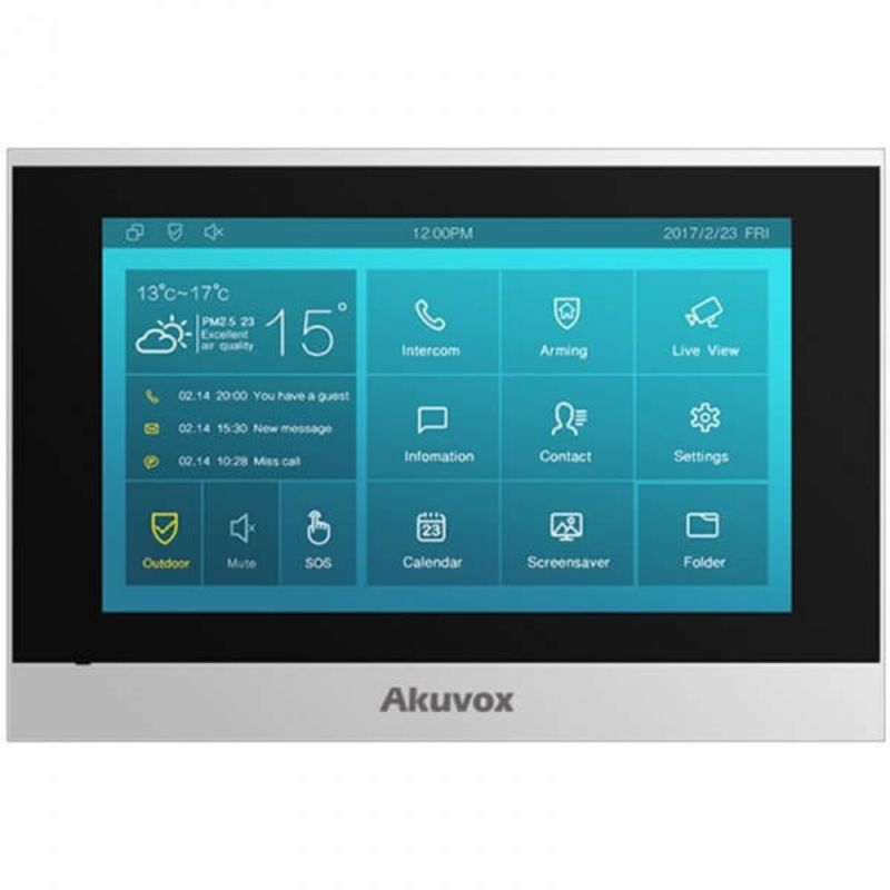 Akuvox - SIP indoor console with 7" touch screen, Wifi and Bluetooth (linux version) Akuvox C313W
